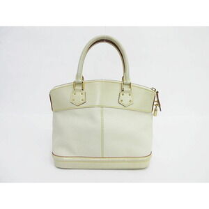 Louis Vuitton White Suhali Bag Handbag Lockit